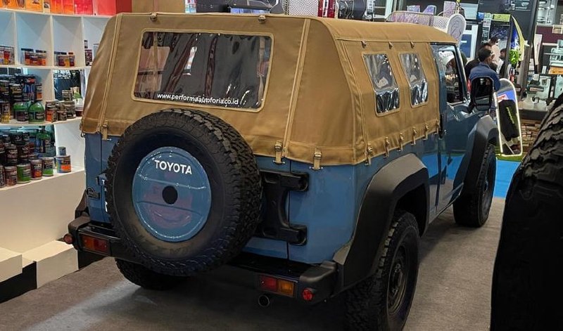Toyota Hilux Rangga превратили в ретро-внедорожник в стиле Land Cruiser FJ40