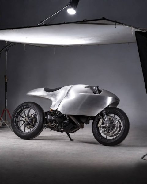 Bandit9 представил мотоцикл для Ducati 821, будто отлитый из жидкого металла