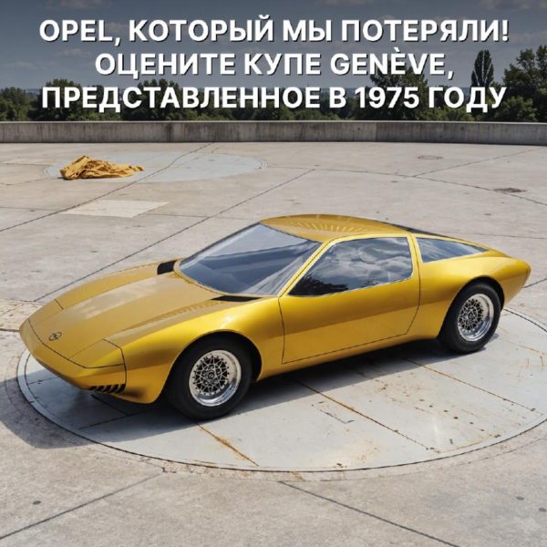 Opel Genève 1975: концепт-купе, которое не дошло до серии