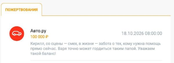 «Папы рулят» собрали более 5 млн рублей для детей с заболеваниями печени