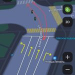 Нестандартный перекрёсток: как проехать по полосам без однозначного ответа
