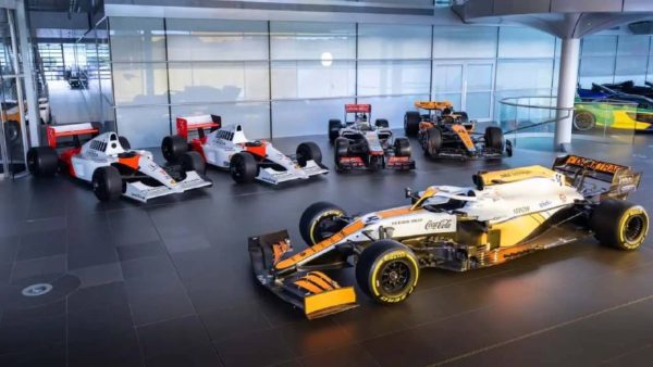 McLaren выставил на продажу пять исторических болидов Формулы-1
