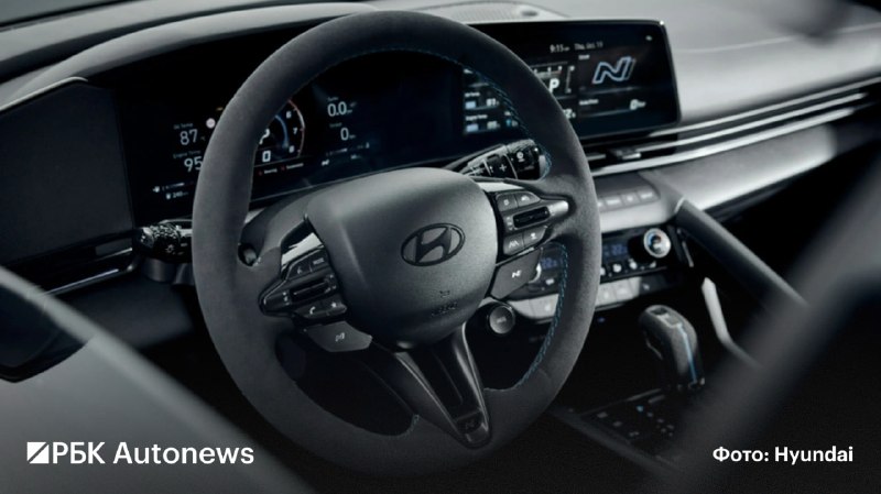 Hyundai представила монохромную версию спортивного седана Elantra N