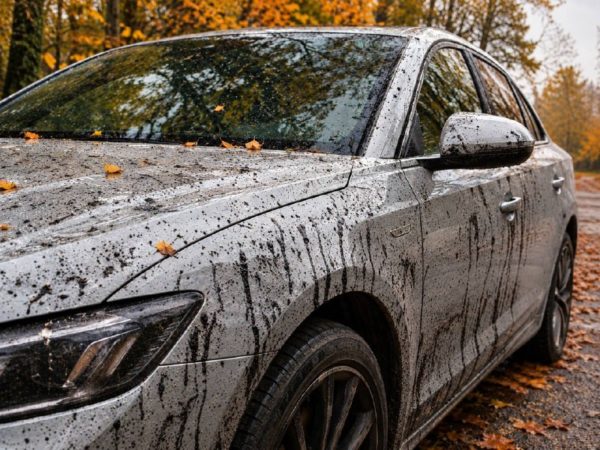 Подготовка автомобиля к зиме: как убрать стойкие загрязнения с кузова