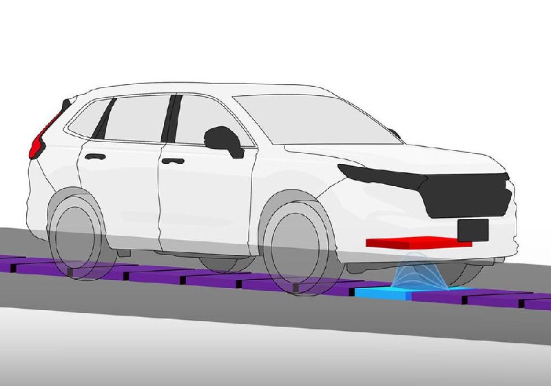Honda разработала беспроводную зарядку электромобилей на ходу