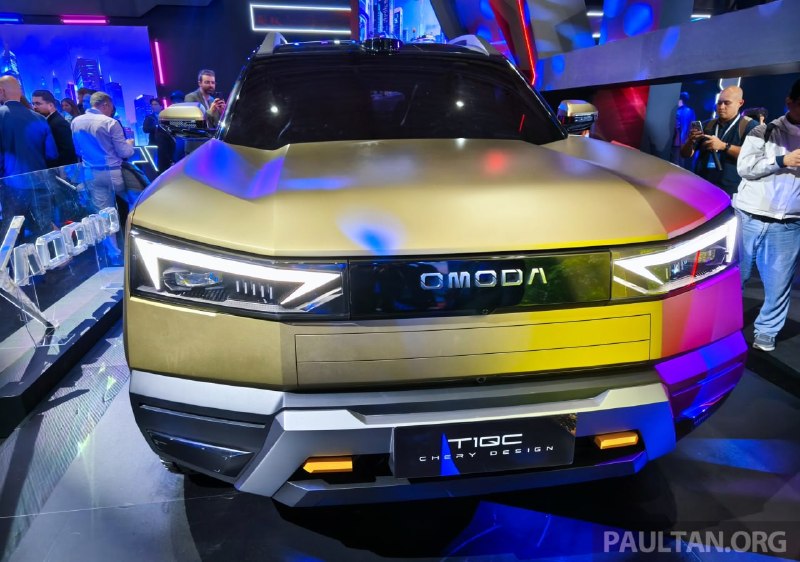 Omoda представила концепт X: угловатый кузов, брод до 700 мм и салон в духе суперкара