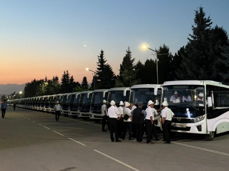 Каракол получил 63 автобуса «Вектор NEXT» от СТТ