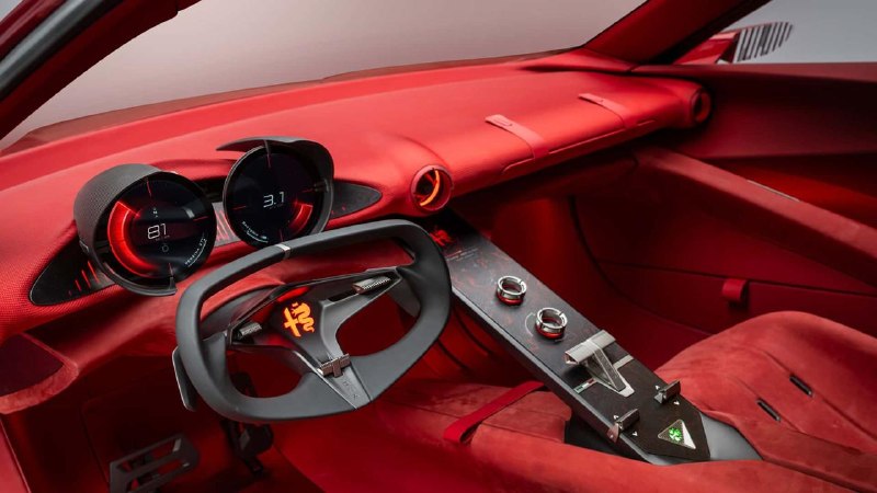 Alfa Romeo Cuorerosso: интерьер без центрального экрана